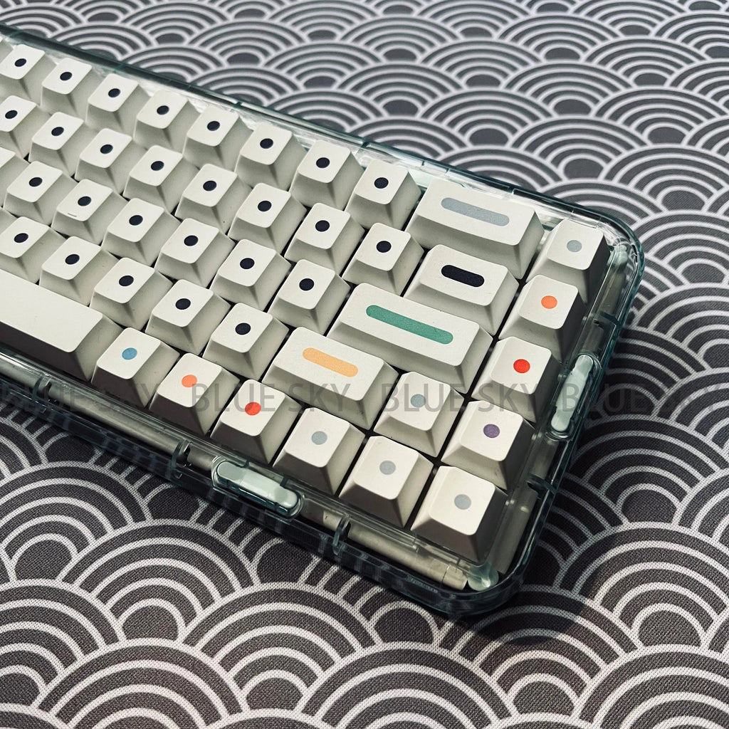 [재고 있음] GMK 도트 키캡 체리 프로필 PBT 키캡 염료 승화 125 키 MX 스위치 기계식 키보드